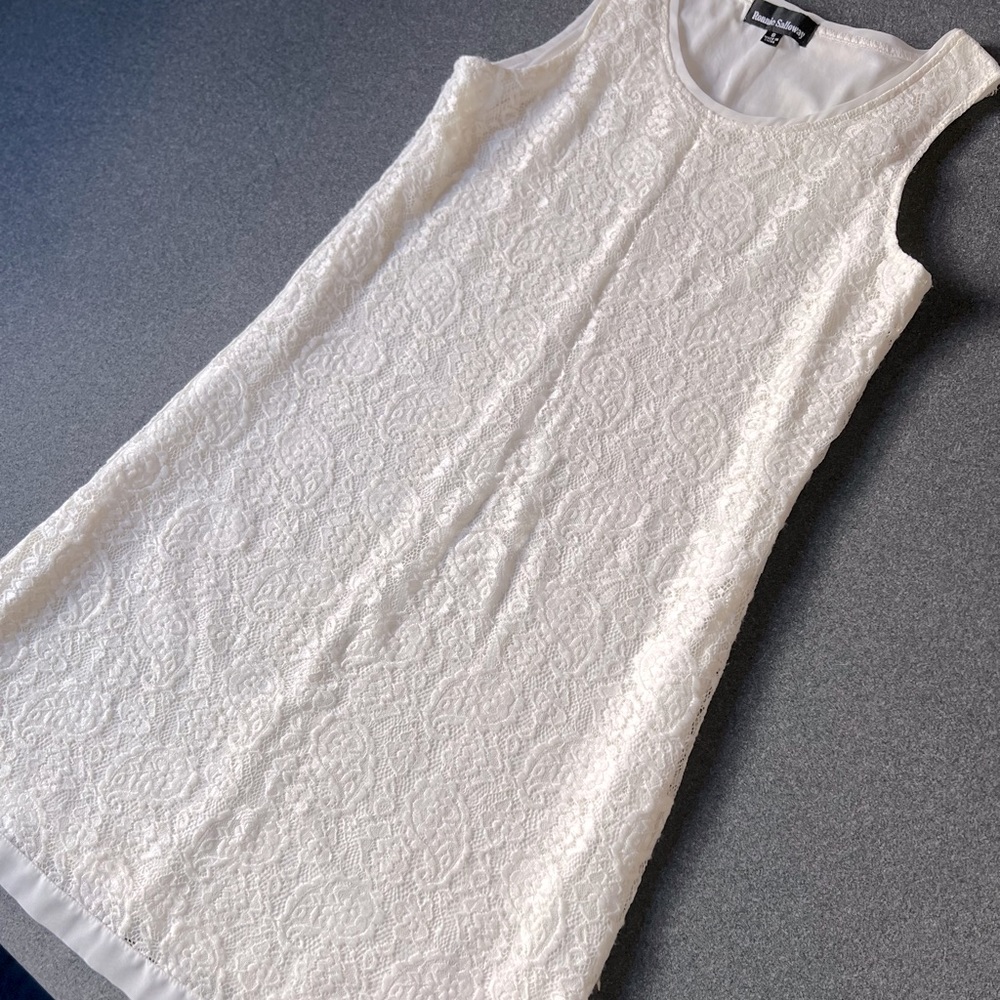 Boutique Lace White Mini dress